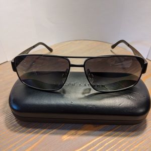 Polo Ralph Lauren Black aviator style sunglasses